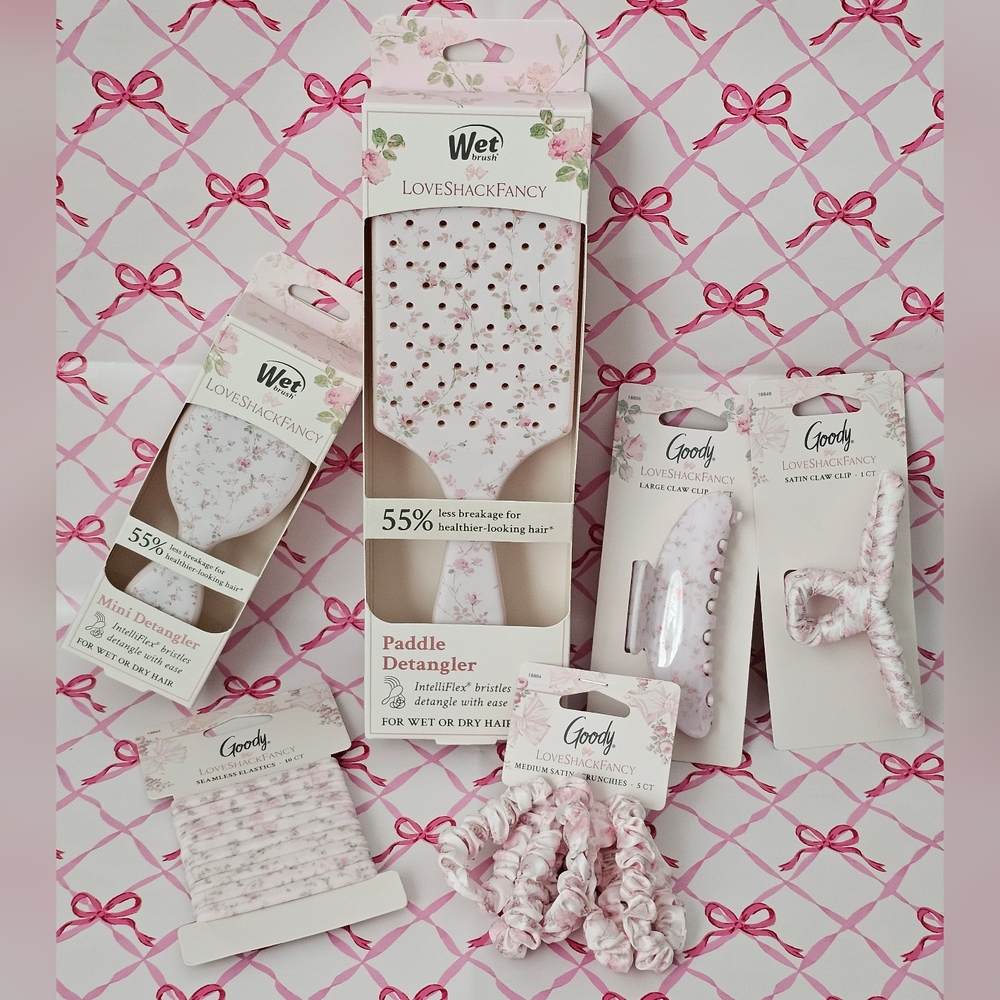 LoveShackFancy X Wet Brush - Pink Set